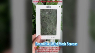 Tkana siatka metalowa Dekoracyjna siatka druciana Przegroda pokoju Siatka okienna Siatka przeciw owadom