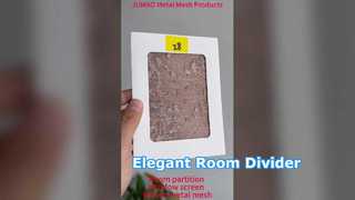 Tkana siatka druciana z siatki drucianej Dekoracyjny ekran okienny wewnątrz