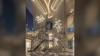 Zasłony kulkowe premium z metalowych koralików do nowoczesnych wnętrz