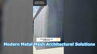 Architektoniczna siatka metalowa Zasłona wodna Dekoracja metalowych zasłon z siatki