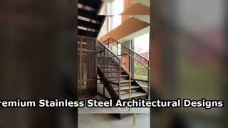 Karbowana tkana siatka metalowa Schody architektoniczne Siatka Dekoracyjna siatka Poręcze schodowe