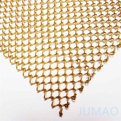 Aluminium Stopy Metalowe Sieci Zasłony Drapery 8mm Otwór na zamówienie