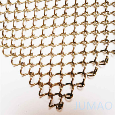 Architektoniczne zasłony z siatki metalowej ekran do restauracji drzwiowej