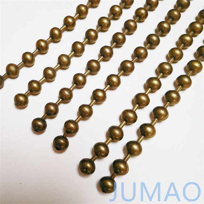 10 mm stalowe metalowe perły zasłony kulkowe brązowe zasłony z perłami złotymi