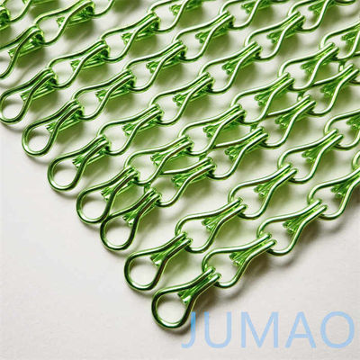 Złoty stopu metalu łańcuch łącza drzwi Fly zasłony pomieszczenia rozdzielacz OEM