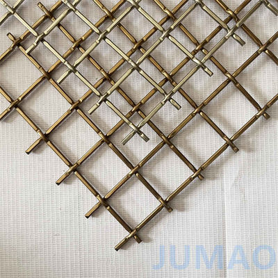 Różnorodność kolorów Architektoniczna dekoracja Mesh Elegantny 1m Około 1-6mm