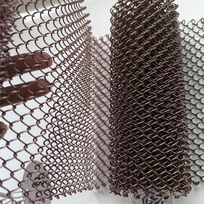 Strop z siatki metalowej ze stali nierdzewnej różne rozmiary 0,8 mm do 3 mm dla trwałych stylowych sufitów