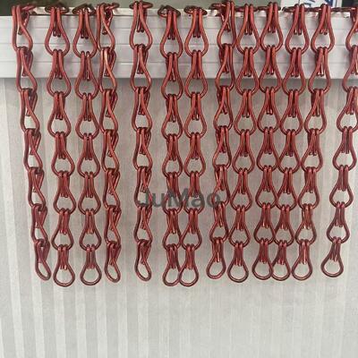 Aluminiowe zasłony łańcuszkowe Aluminiowe metalowe zasłony ze stali nierdzewnej Wszechstronne ekrany dekoracyjne do zastosowań komercyjnych i przemysłowych