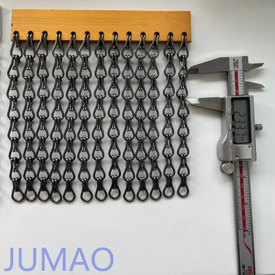 Bramkowe wykończenia metalowe Związek łańcuchowy zasłony doskonałe dla drzwi okna w różnych ustawieniach